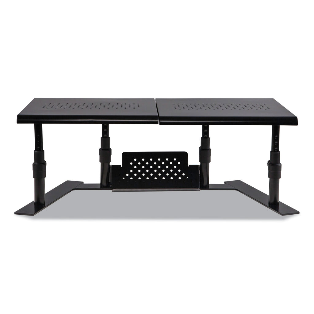 metal-art-ergotwin-dual-monitor-stand-256-to-331-x-126-x-62-to-86-black-supports-20-lb-shelf_asp31883 - 2
