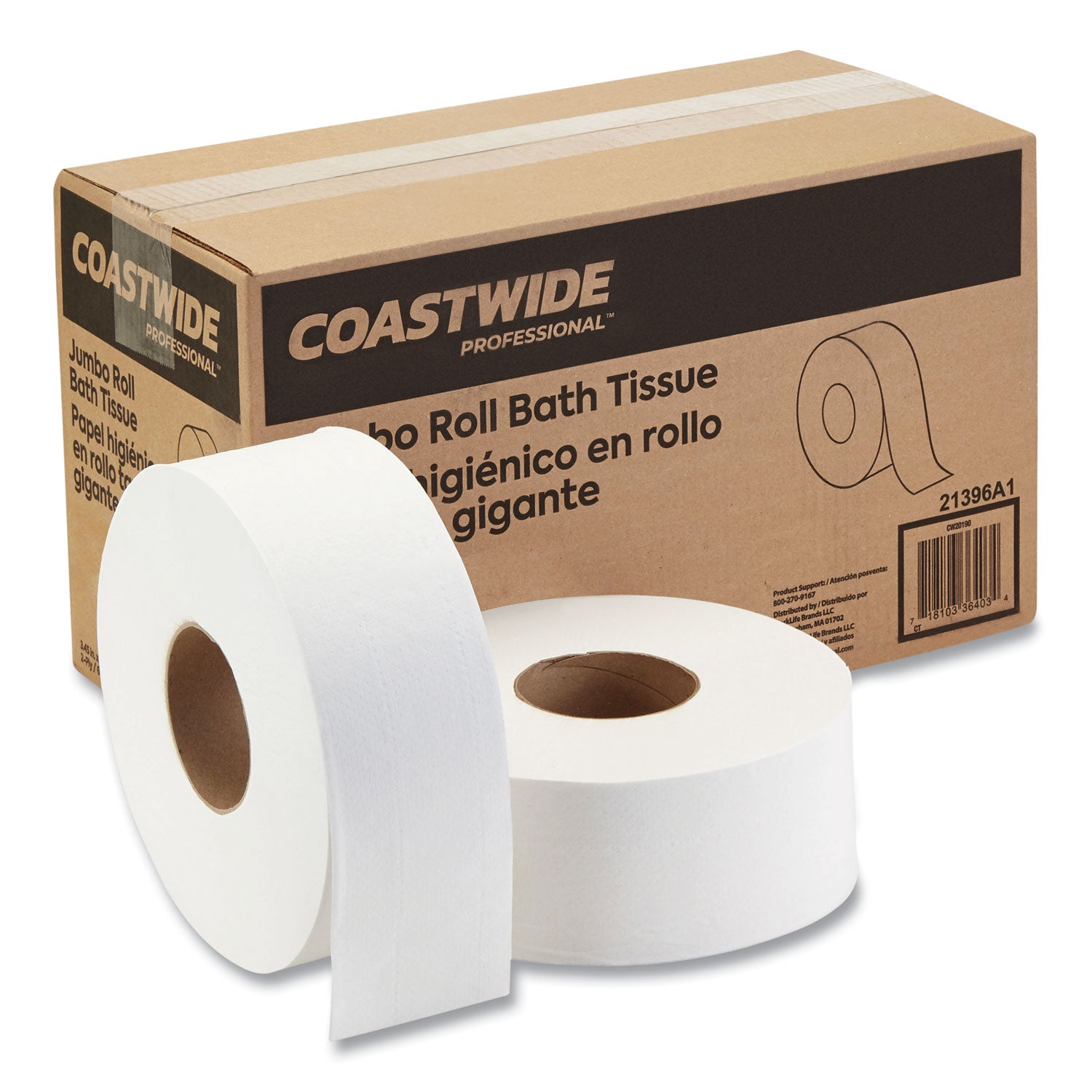 recycled-2-ply-jumbo-toilet-paper-septic-safe-white-355-x-1000-ft-6-rolls-carton_cwz887835 - 1