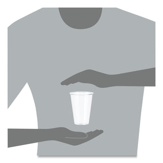 Ultra Clear PET Cups, 10 oz, Tall, 50/Bag, 20 Bags/Carton