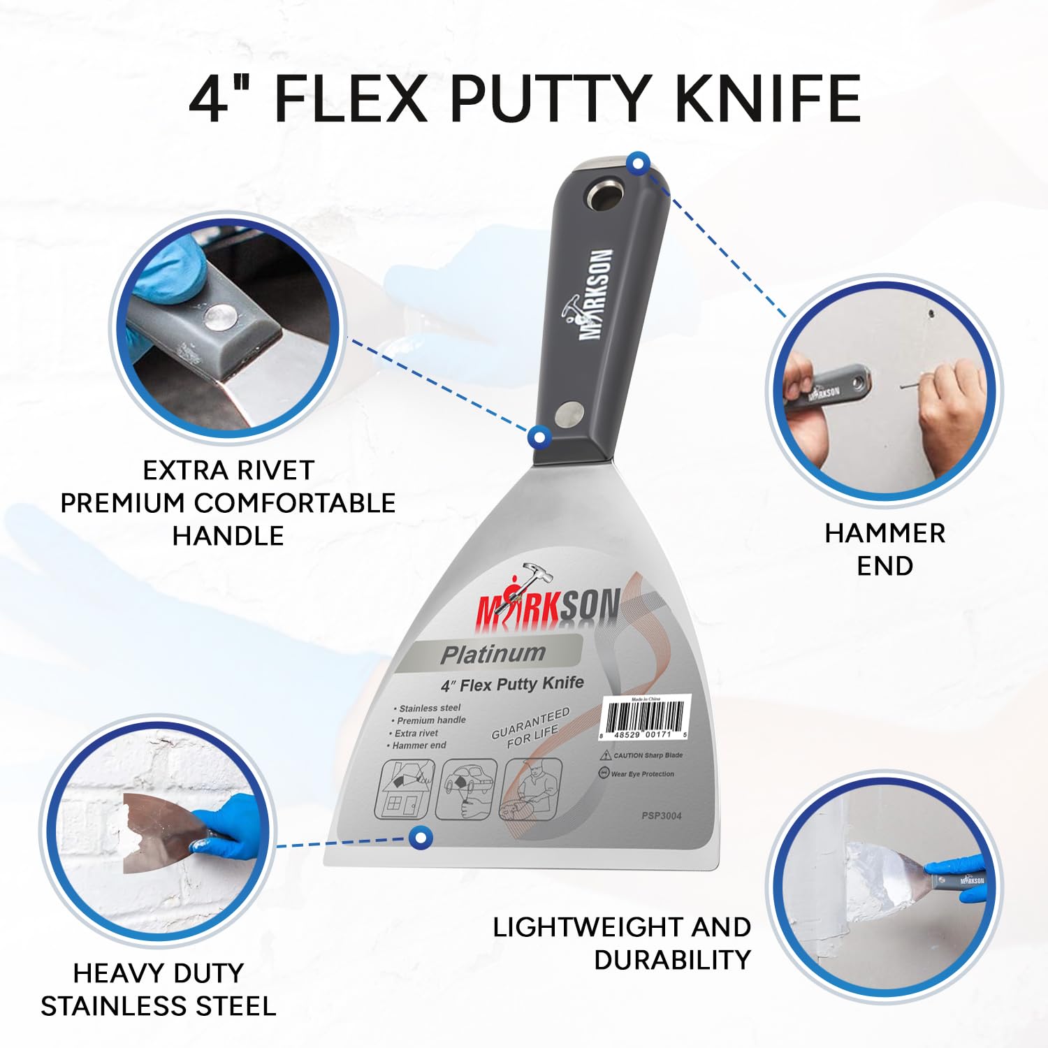 Platinum 4" SS Blade Flex Putty Knife