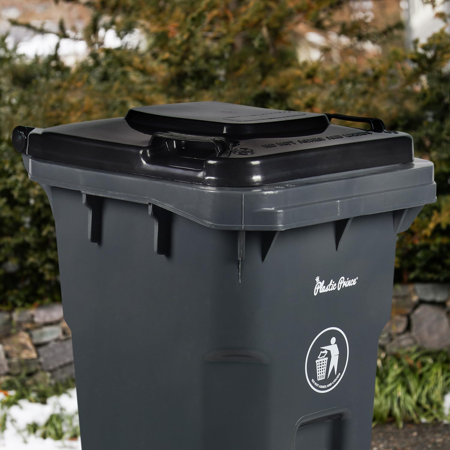 32 Gal Gray Rollout Container