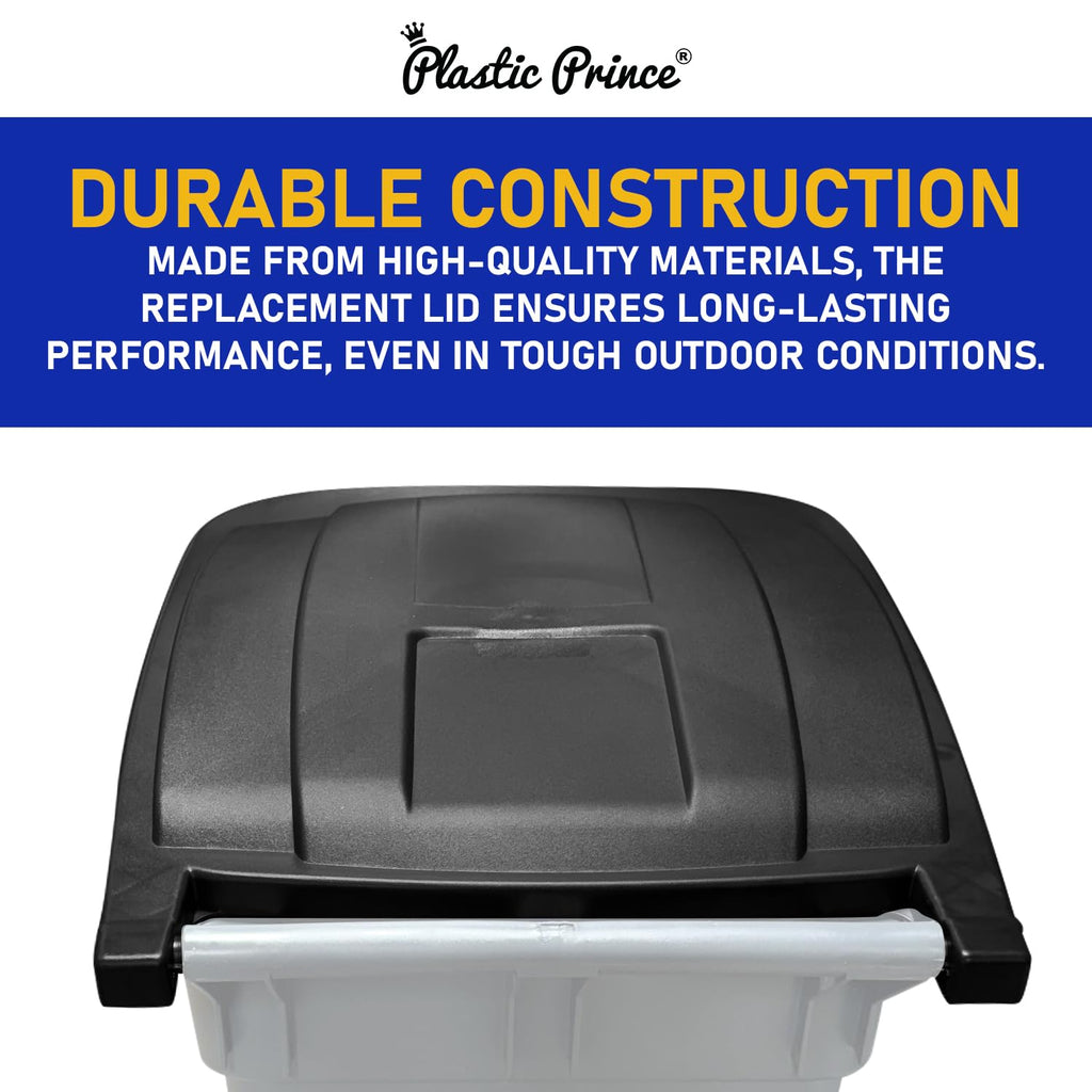 Replacement Lid for Plastic Prince 50 Gallon Rollout Container