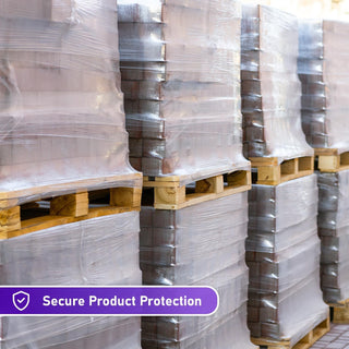 1500' x 18" Clear 80-Gauge Pallet Stretch Wrap, 4 Rolls/Case