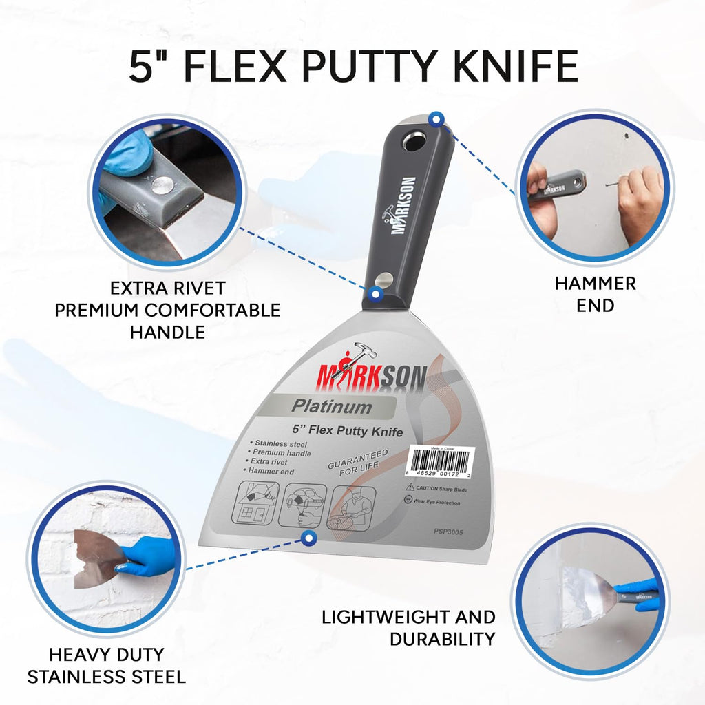 Platinum 5" SS Blade Flex Putty Knife