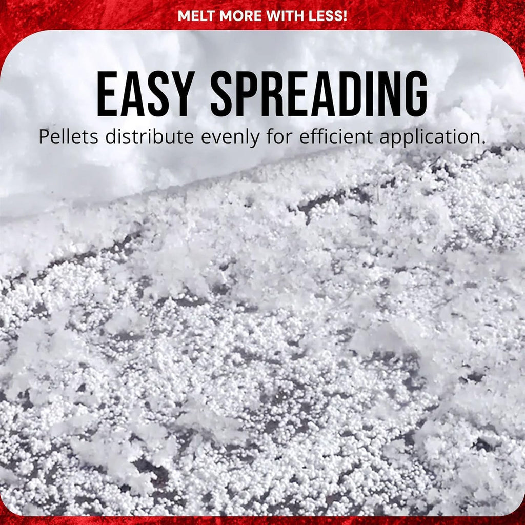 Peladow Calcium Chloride Pellets Snow and Ice Melter 50lb (1 Truck)