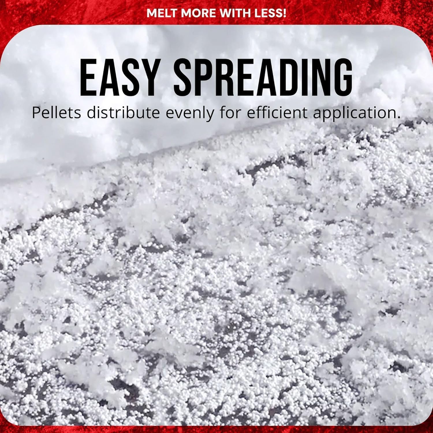 Peladow Calcium Chloride Pellets Snow and Ice Melter 50lb (1 Truck)