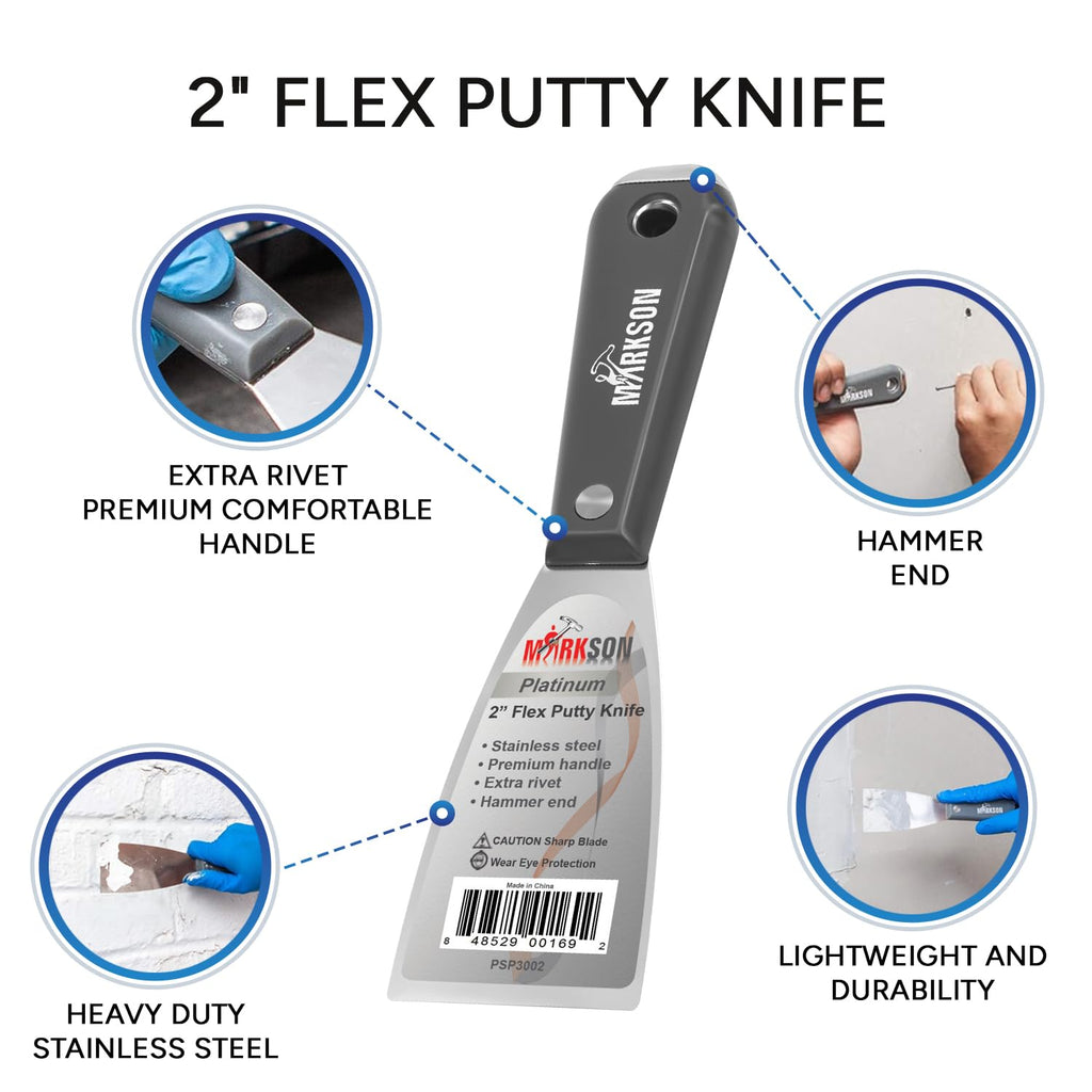Platinum 2" SS Blade Flex Putty Knife