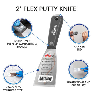 Platinum 2" SS Blade Flex Putty Knife