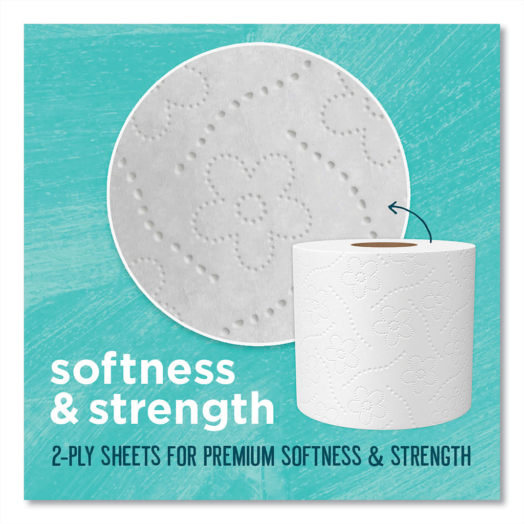 100% Recycled Bathroom Tissue, Septic Safe, 2-Ply, White, 240 Sheets/Roll, 12/Pack
