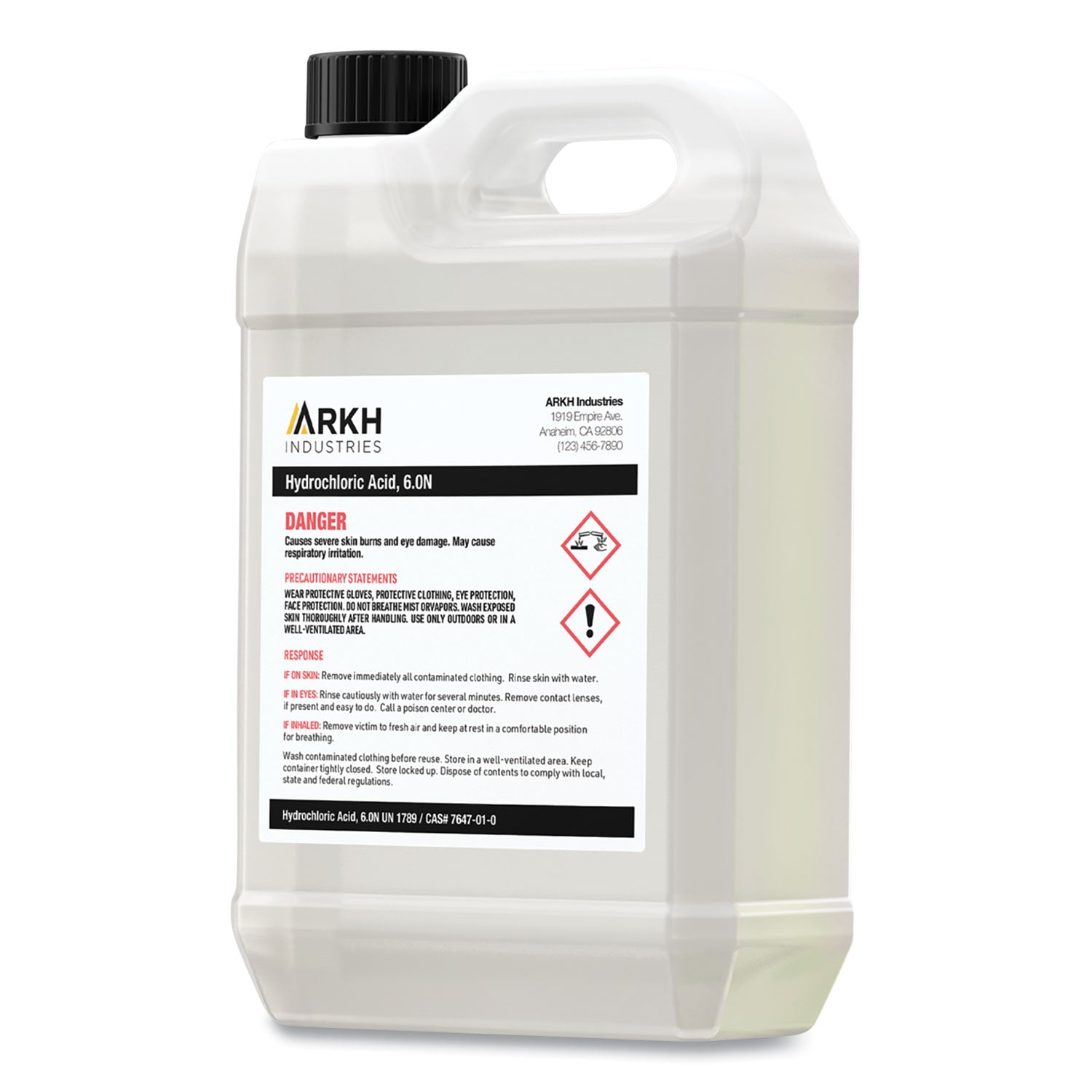 UltraDuty GHS Chemical Waterproof and UV Resistant Labels, 4 x 4, White, 4/Sheet, 50 Sheets/Box