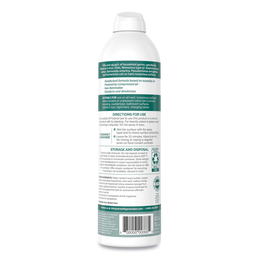 Disinfectant Sprays, Eucalyptus/Spearmint/Thyme, 13.9 oz, Spray Bottle