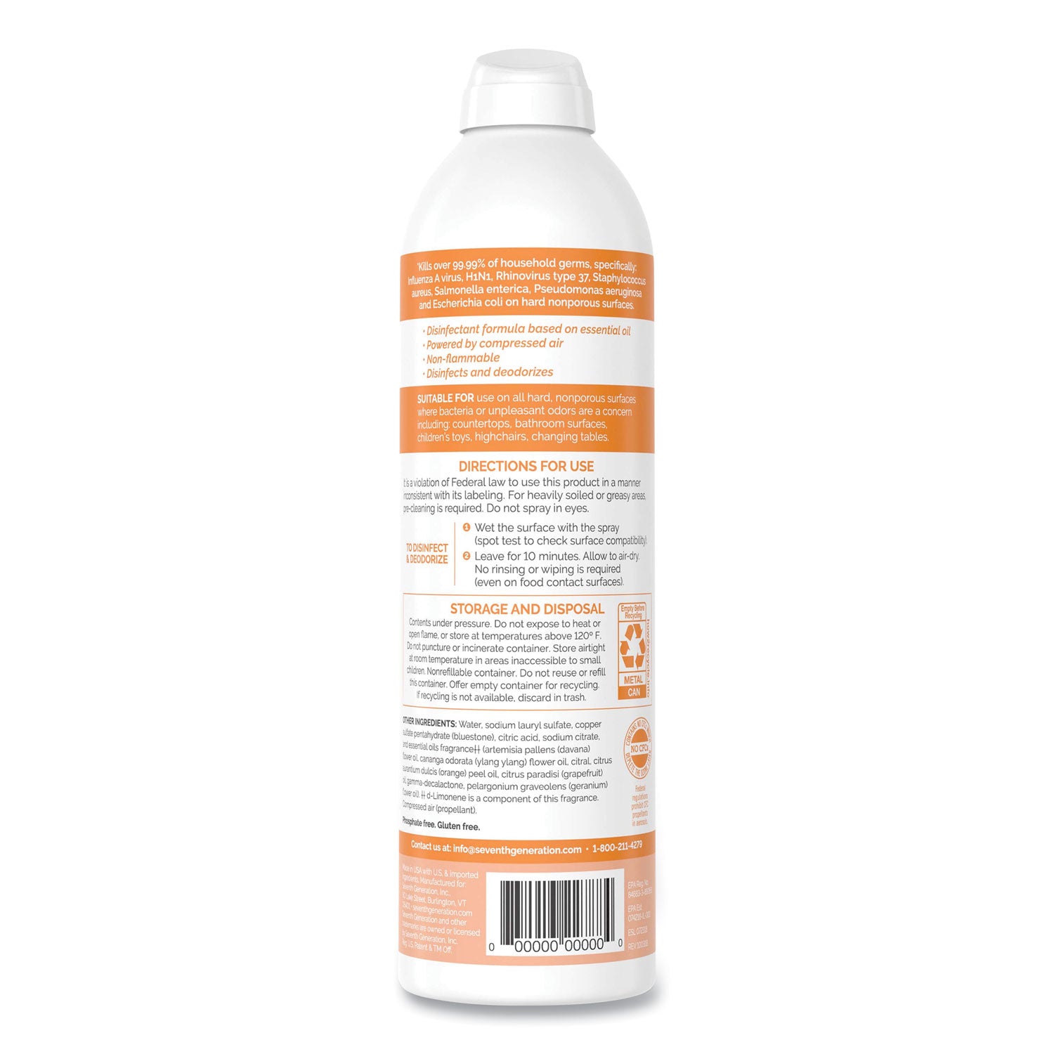 disinfectant-sprays-fresh-citrus-thyme-139-oz-spray-bottle-8-carton_sev22980 - 2
