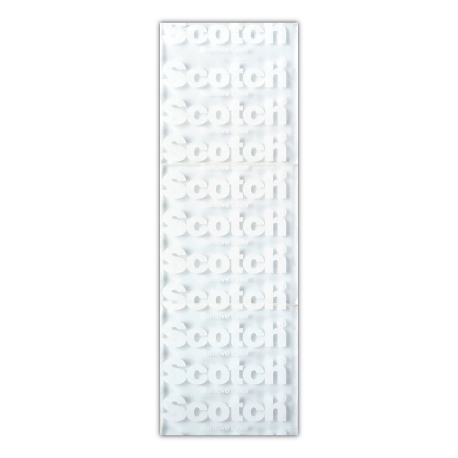 Restickable Mounting Tabs, Removable, Holds Up to 1 lb, 1 x 3, Clear, 6/Pack - 
