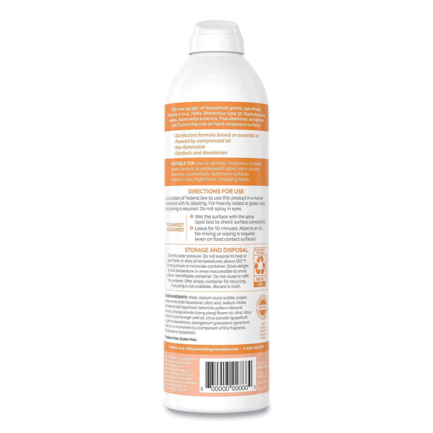 disinfectant-sprays-fresh-citrus-thyme-139-oz-spray-bottle_sev22980ea - 2