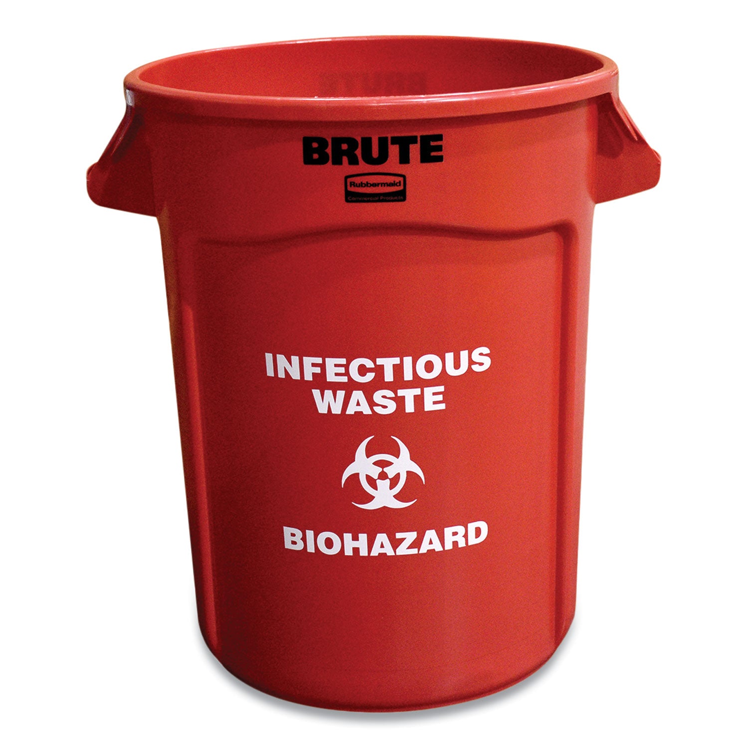 vented-round-brute-container-infectious-waste-biohazard-imprint-32-gal-plastic-red_rcp263294red - 2