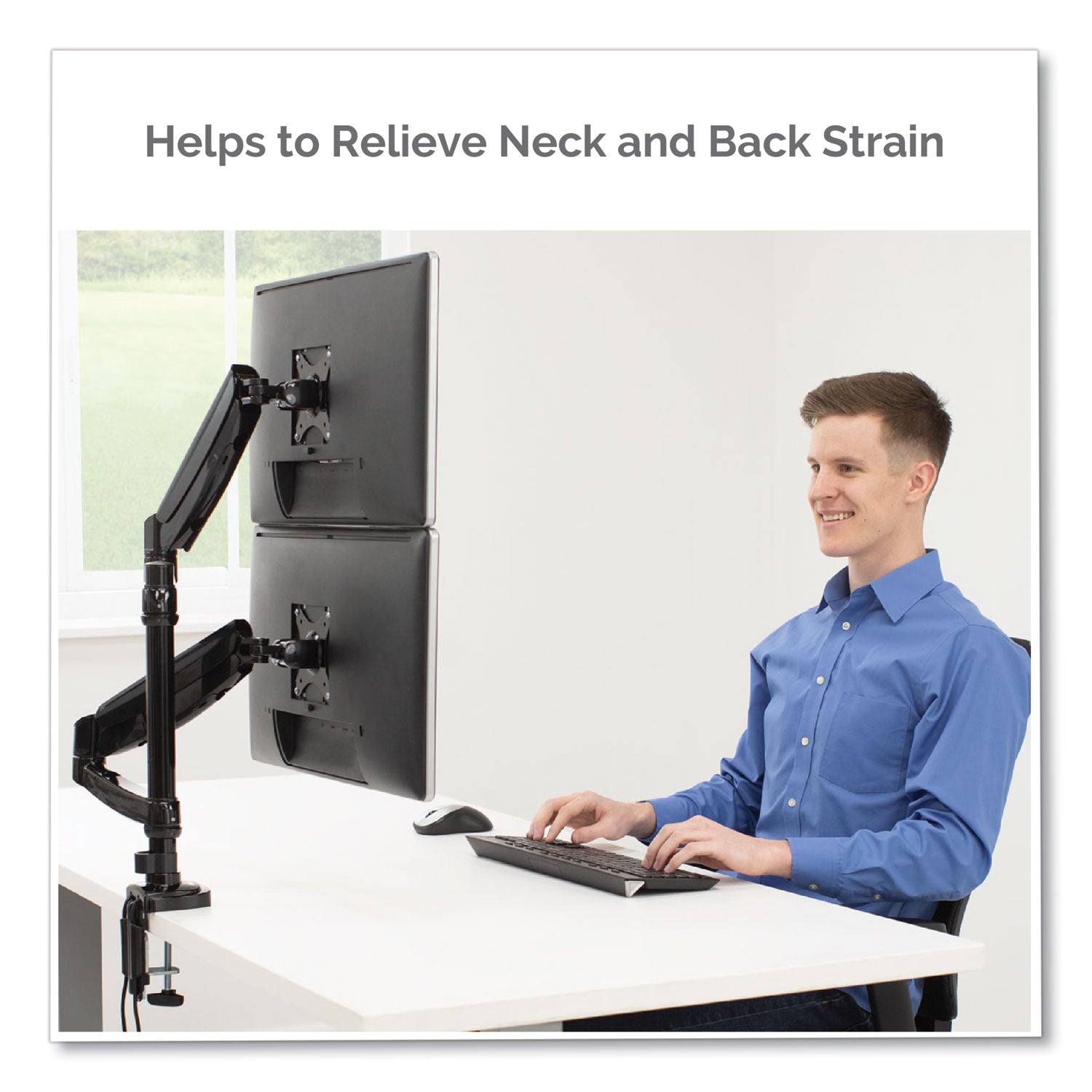 platinum-series-dual-stacking-arm-for-27-monitors-360-deg-rotation-180-deg-tilt-360-deg-pan-black-supports-22-lb_fel8043401 - 6
