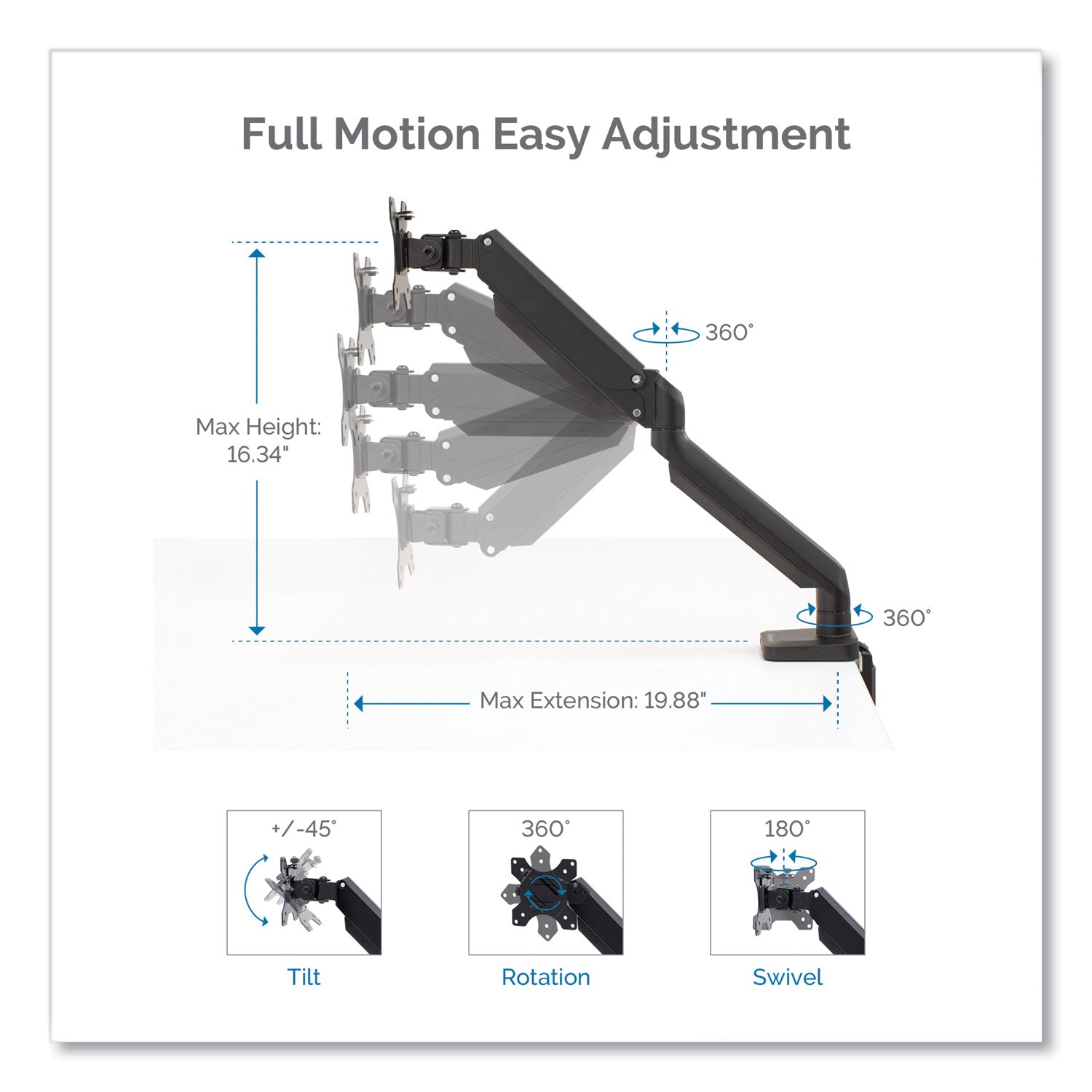 platinum-series-single-monitor-arm-for-30-monitors-360-deg-rotation-180-deg-tilt-360-deg-pan-black-supports-20-lb_fel8043301 - 3