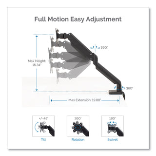 platinum-series-single-monitor-arm-for-30-monitors-360-deg-rotation-180-deg-tilt-360-deg-pan-black-supports-20-lb_fel8043301 - 3