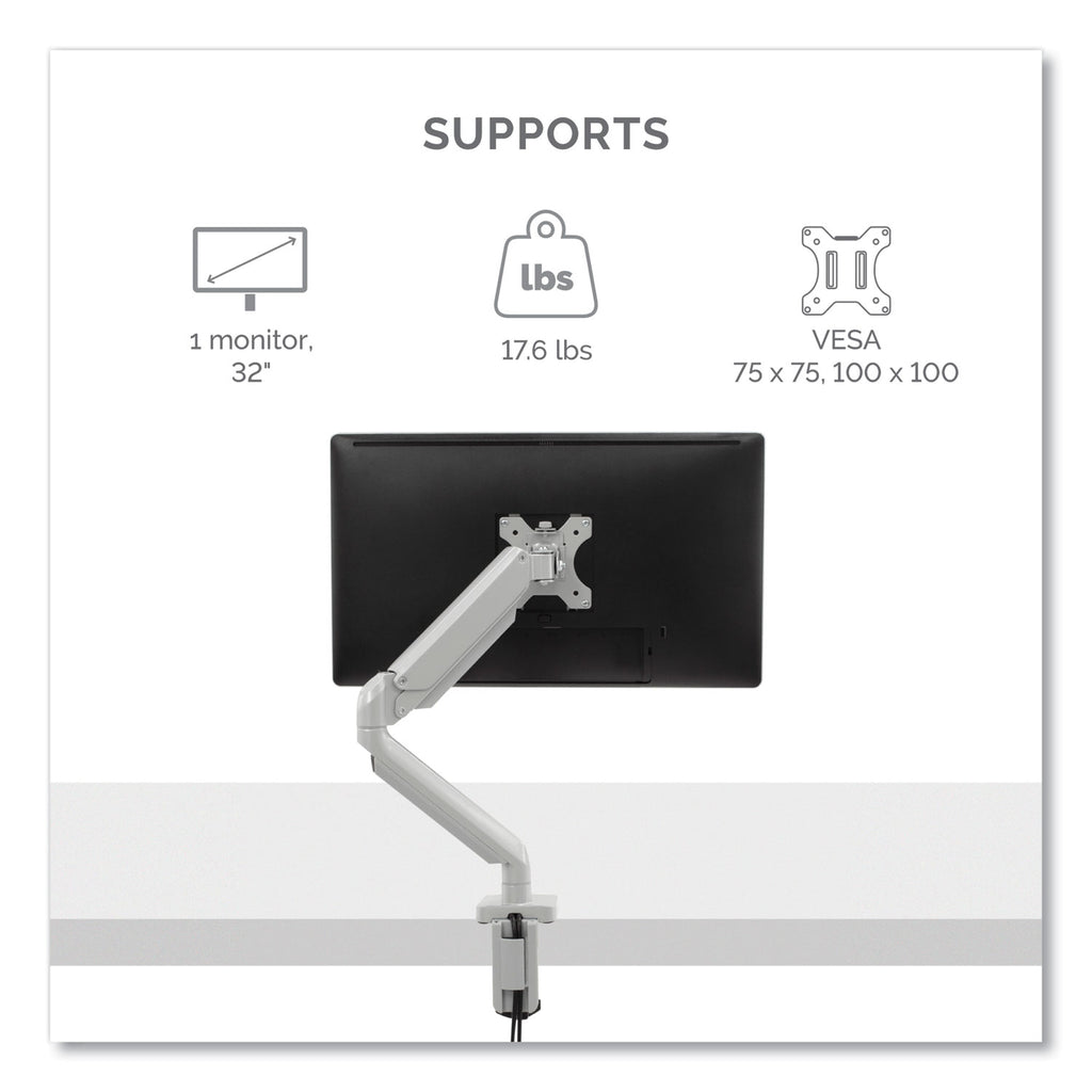 platinum-series-single-monitor-arm-for-27-monitors-360-deg-rotation-45-deg-tilt-180-deg-pan-silver-supports-20-lb_fel8056401 - 2