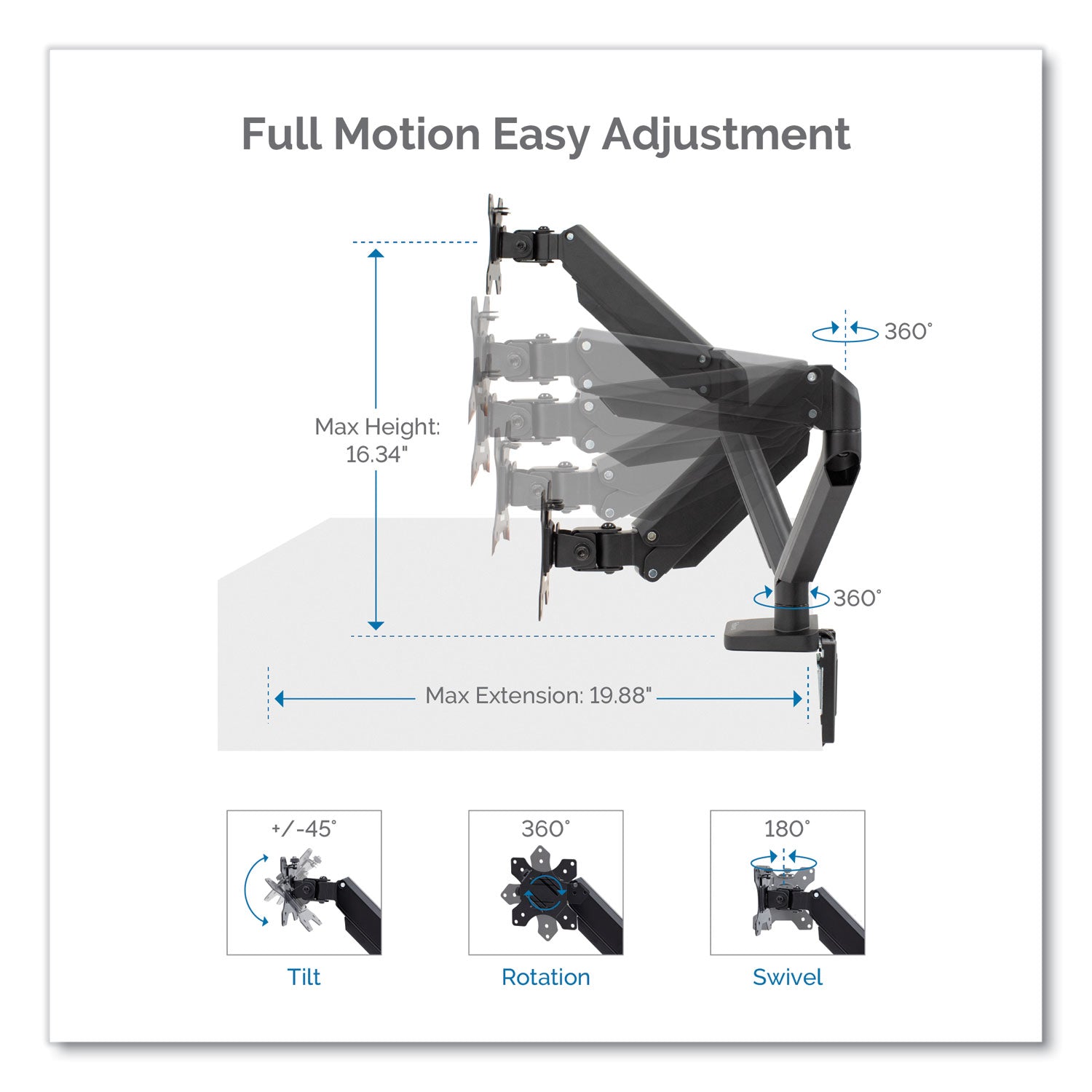 platinum-series-dual-monitor-arm-for-27-monitors-360-deg-rotation-+85-deg-20-deg-tilt-360-deg-pan-black-supports-20-lb_fel8042501 - 4