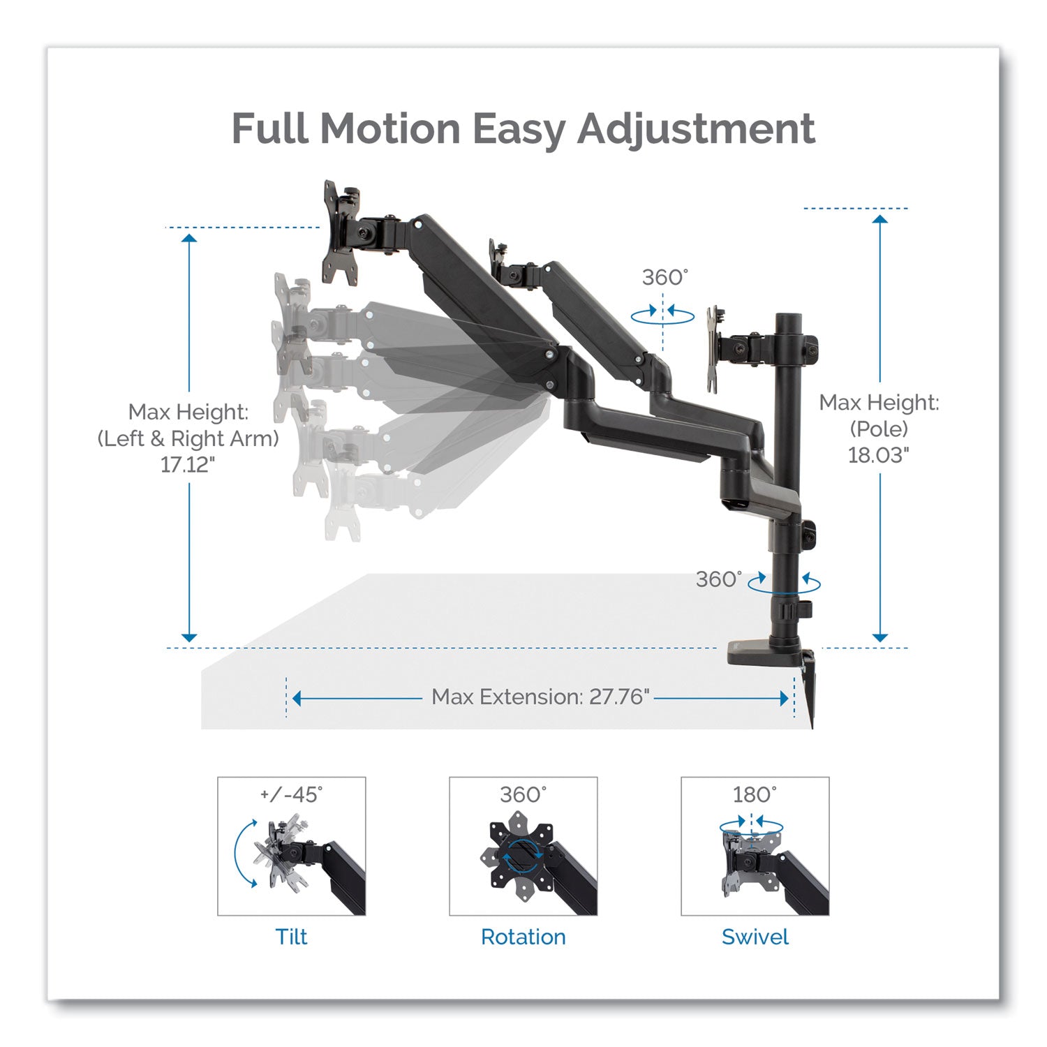 platinum-series-triple-monitor-arm-for-27-monitors-360-deg-rotation-+85-20-deg-tilt-360-deg-pan-black-supports-20-lb_fel8042601 - 3