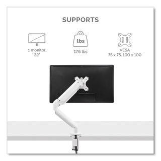 platinum-series-single-monitor-arm-for-27-monitors-360-deg-rotation-45-deg-tilt-180-deg-pan-white-supports-20-lb_fel8056201 - 2