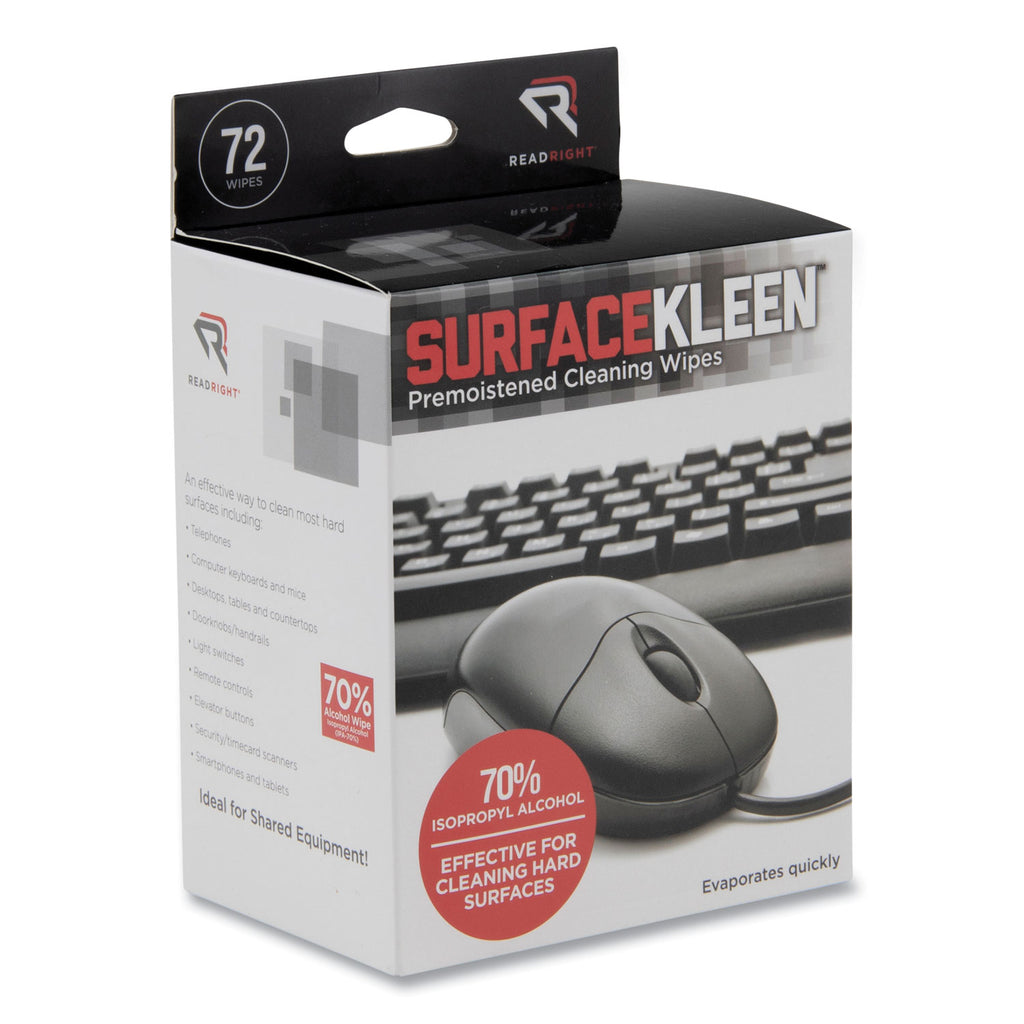 surfacekleen-premoistened-alcohol-cleaning-wipes-5-x-5-individual-foil-packets-unscented-white-72-box_rearr15109 - 2