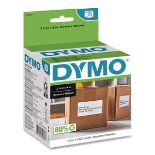 LabelWriter Shipping Labels, 2.12" x 4", White, 220 Labels/Roll