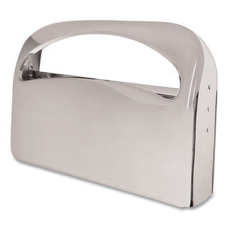 Toilet Seat Cover Dispenser, 16 x 3 x 11.5, Chrome - 