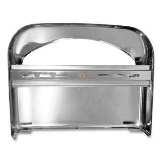 Toilet Seat Cover Dispenser, 16 x 3 x 11.5, Chrome - 