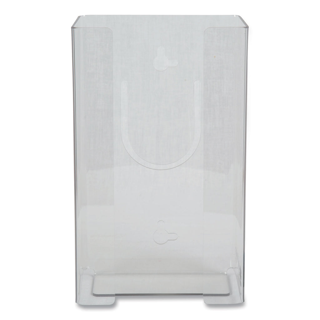 Clear Plexiglas Disposable Glove Dispenser, 1-Box, Plexiglas, Clear, 5.5 x 3.75 x 10
