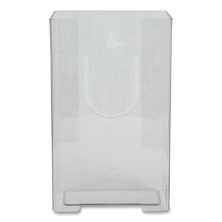 Clear Plexiglas Disposable Glove Dispenser, 1-Box, Plexiglas, Clear, 5.5 x 3.75 x 10