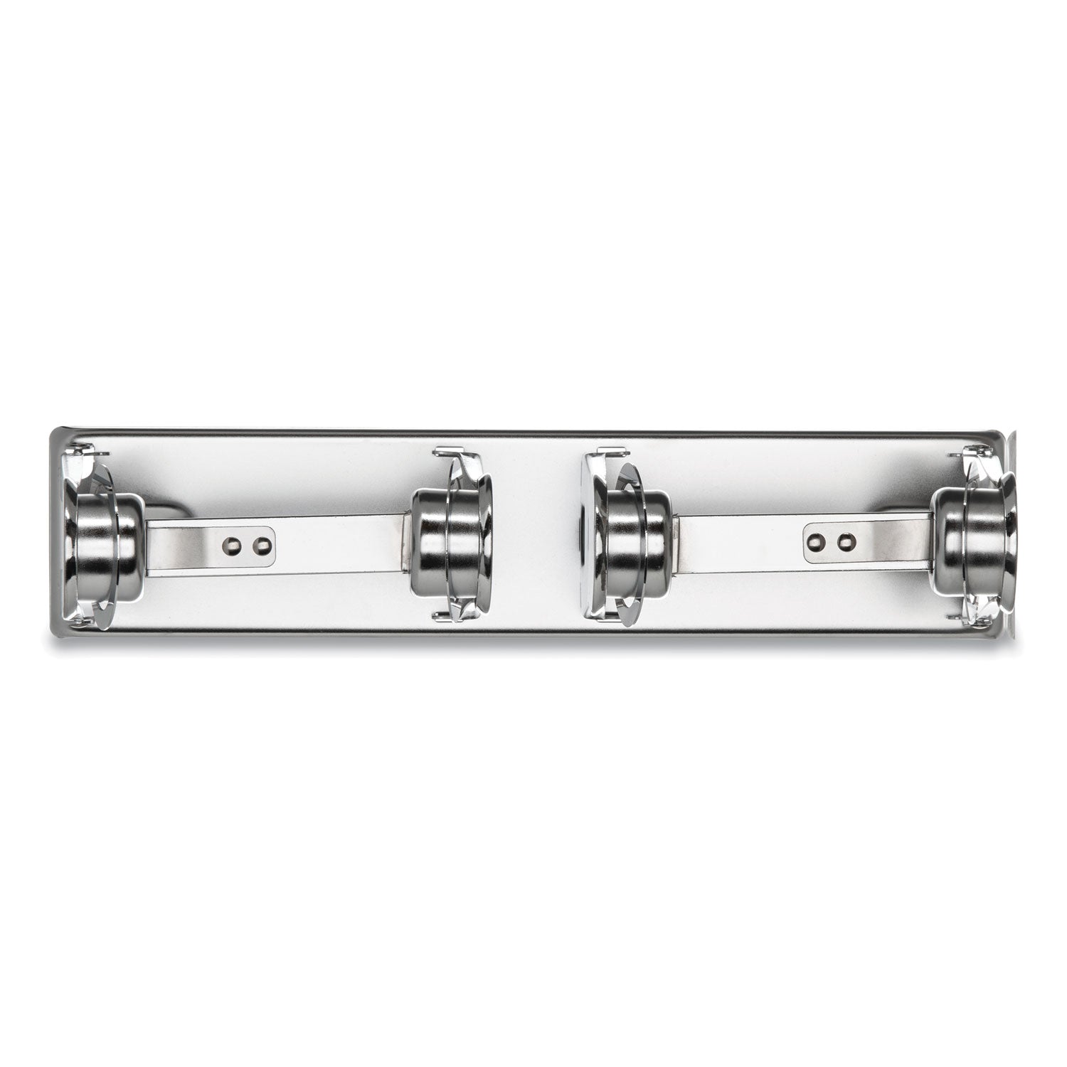 Locking Toilet Tissue Dispenser, 12.38 x 4.5 x 2.75, Chrome - 