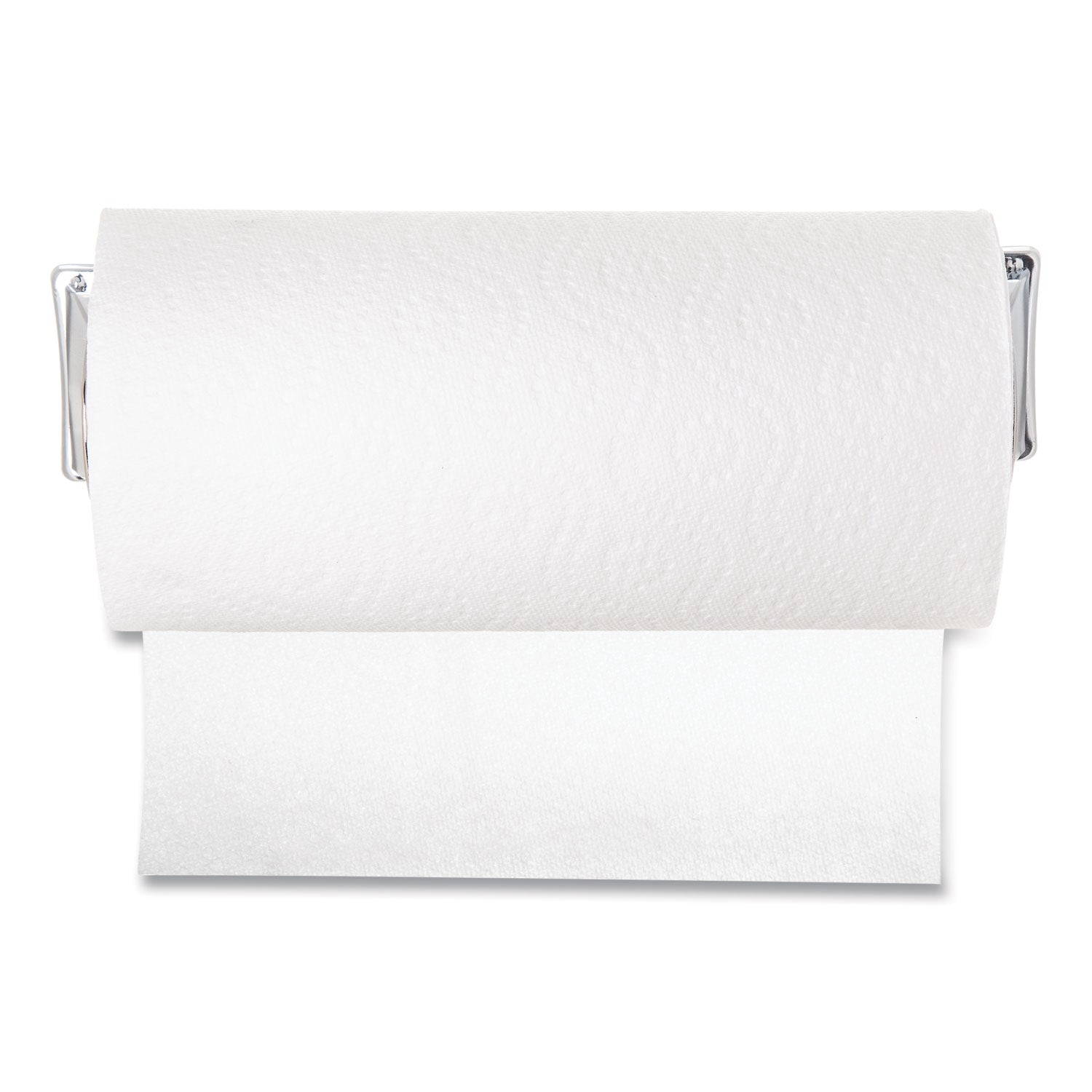 Perforated Roll Towel Dispenser for 11 inch Roll, 13.25 x 4.63 x 2.88, Chrome - 