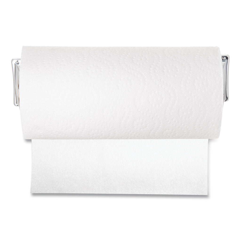 Perforated Roll Towel Dispenser for 11 inch Roll, 13.25 x 4.63 x 2.88, Chrome