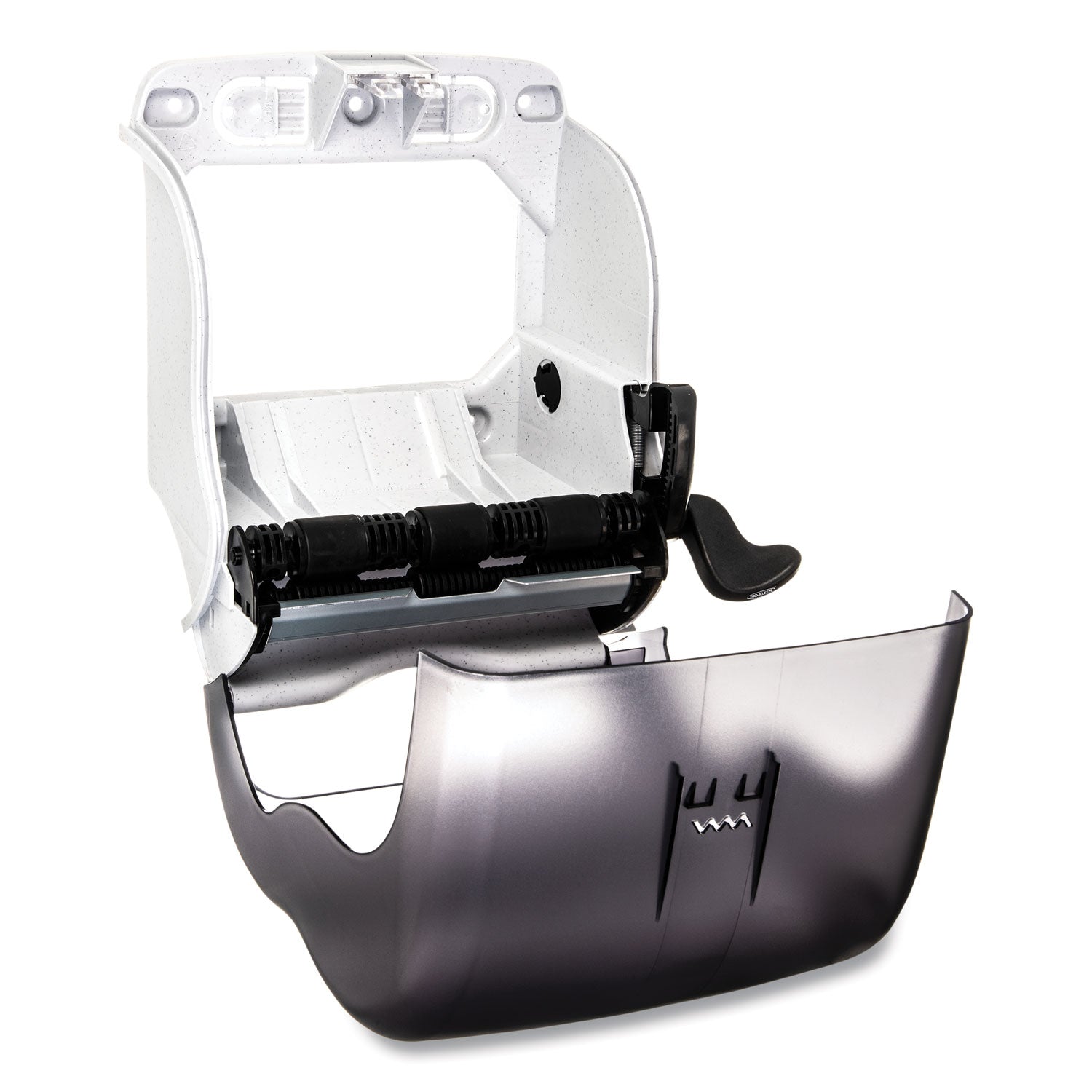 Element Lever Roll Towel Dispenser, Classic, 12.5 x 8.5 x 12.75, Black Pearl