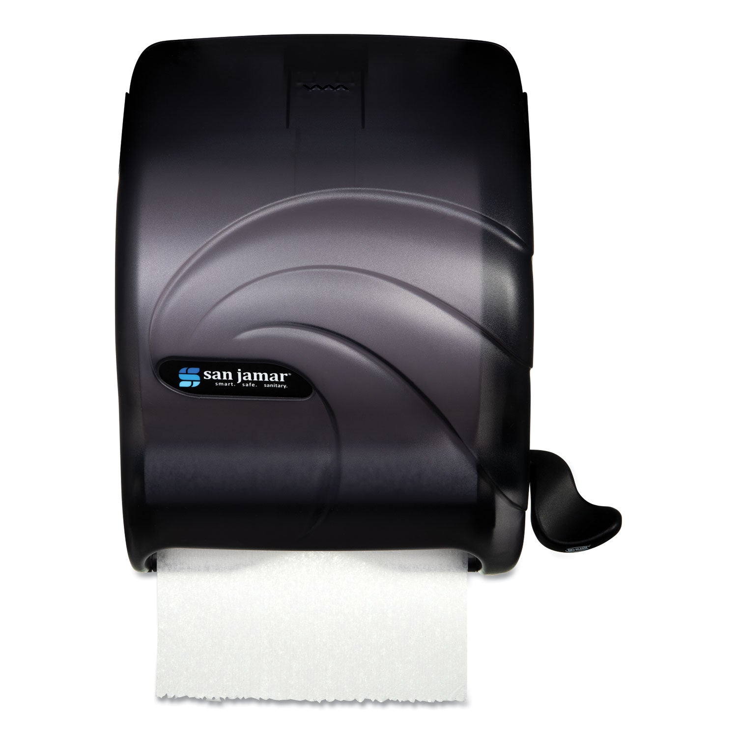 Element Lever Roll Towel Dispenser, Oceans, 12.5 x 8.5 x 12.75, Black Pearl - 