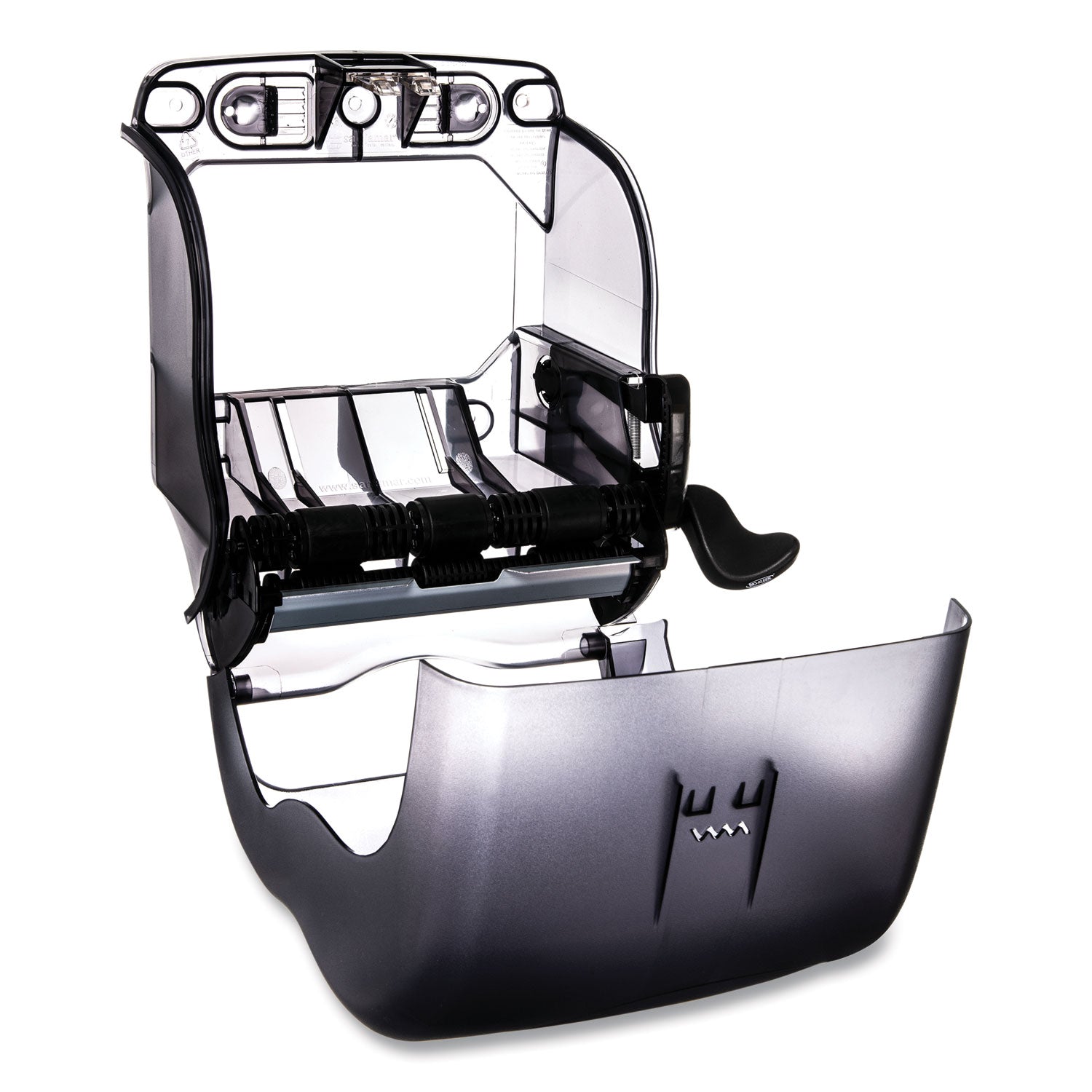 Element Lever Roll Towel Dispenser, Oceans, 12.5 x 8.5 x 12.75, Black Pearl