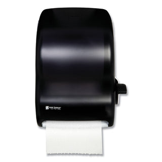 Lever Roll Towel Dispenser, Classic, 12.94 x 9.25 x 16.5, Transparent Black Pearl - 