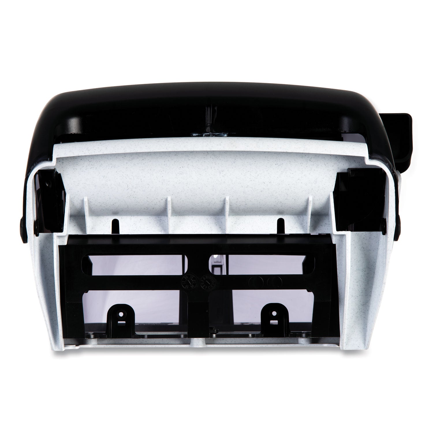 Lever Roll Towel Dispenser, Classic, 12.94 x 9.25 x 16.5, Transparent Black Pearl - 