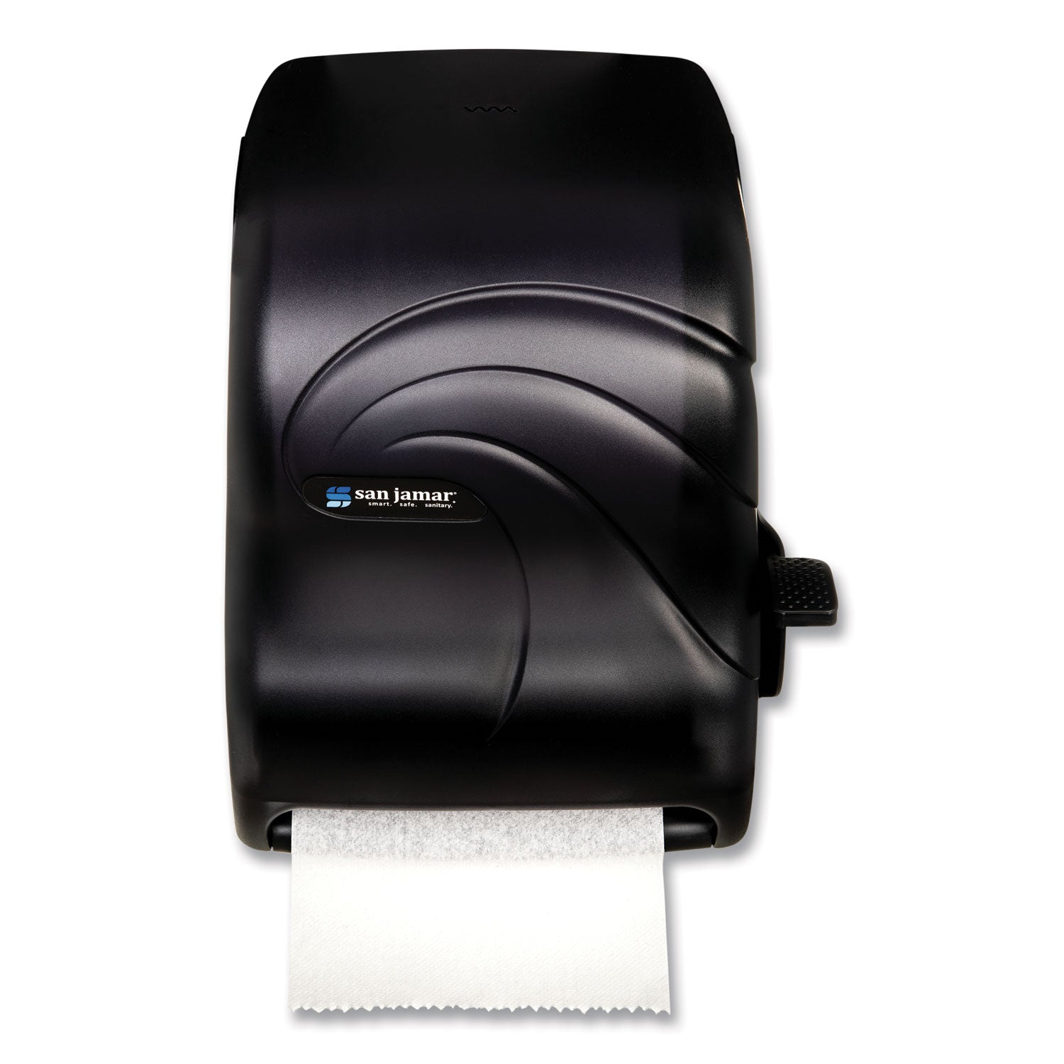 Lever Roll Towel Dispenser, Oceans, 12.94 x 9.25 x 16.5, Black Pearl - 