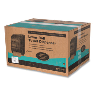 Lever Roll Towel Dispenser, Oceans, 12.94 x 9.25 x 16.5, Black Pearl