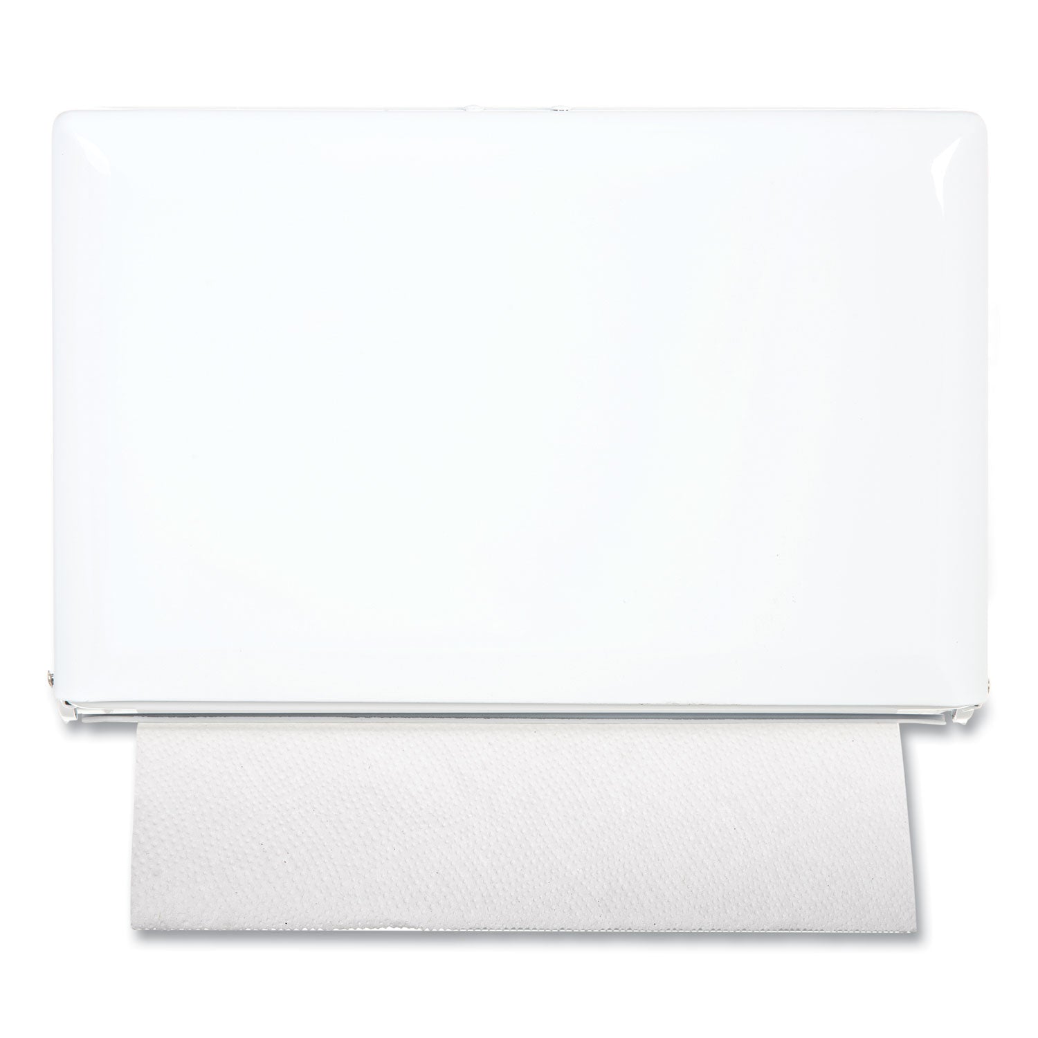 Singlefold Paper Towel Dispenser, 10.75 x 6 x 7.5, White - 