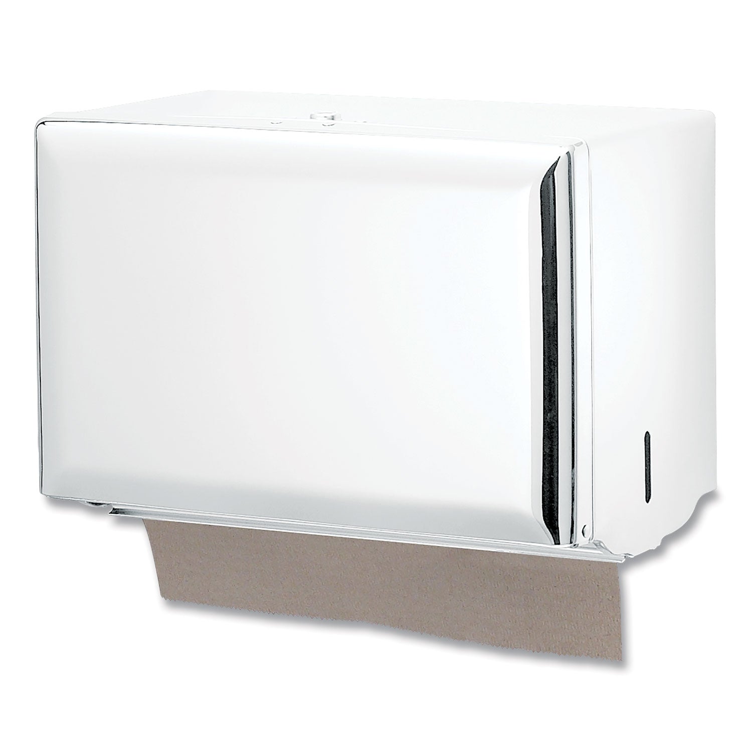 Singlefold Paper Towel Dispenser, 10.75 x 6 x 7.5, White - 