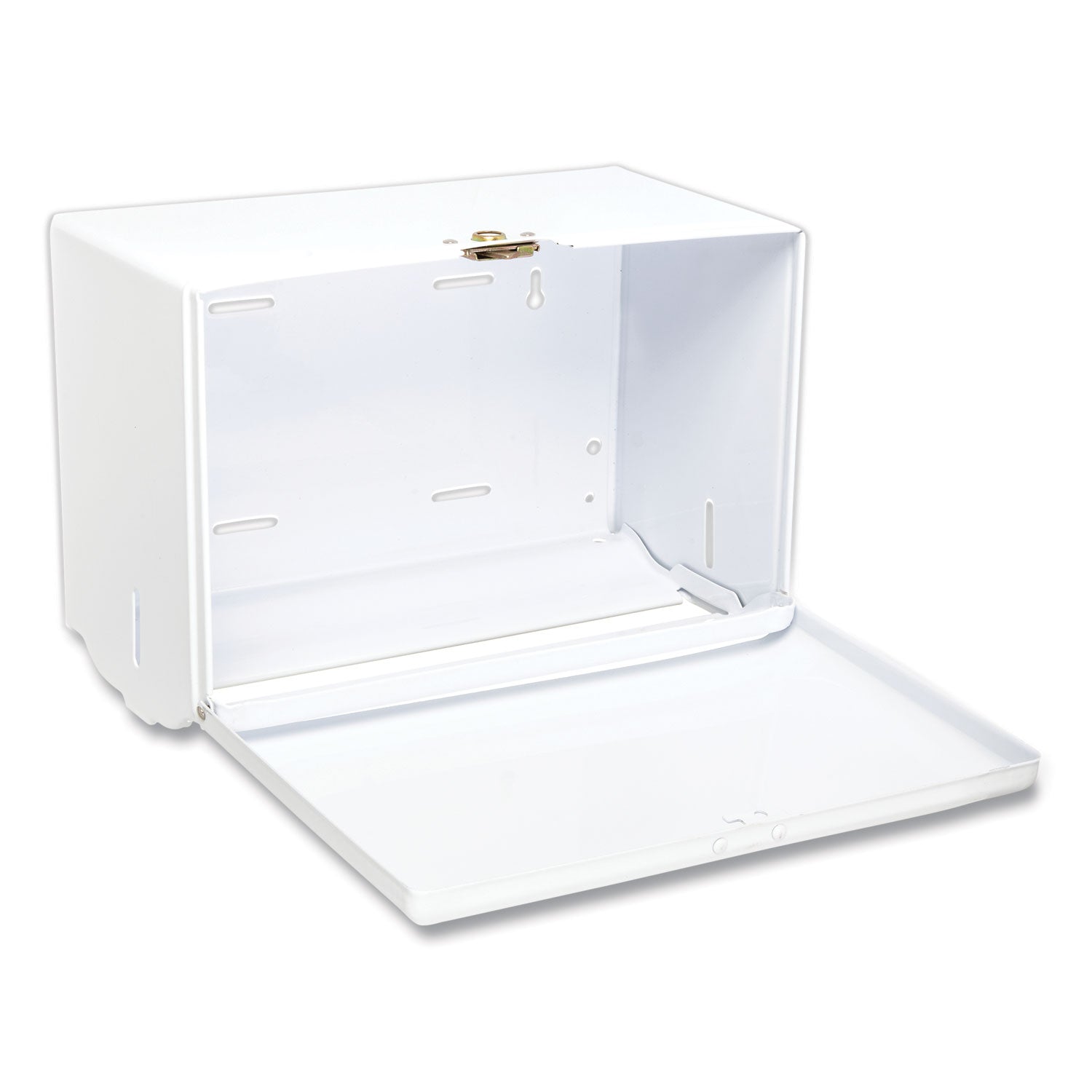 Singlefold Paper Towel Dispenser, 10.75 x 6 x 7.5, White - 