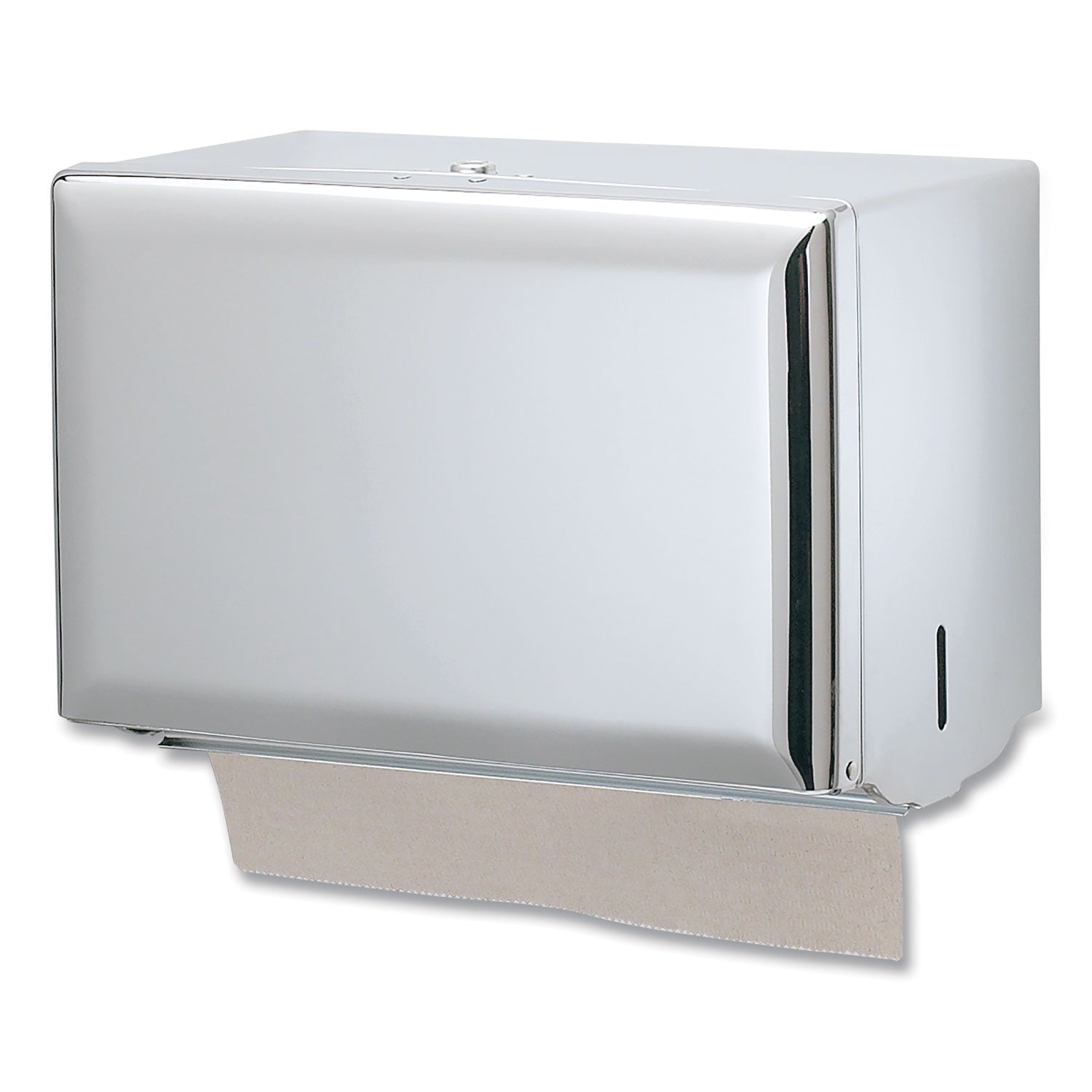 Singlefold Paper Towel Dispenser, 10.75 x 6 x 7.5, Chrome - 