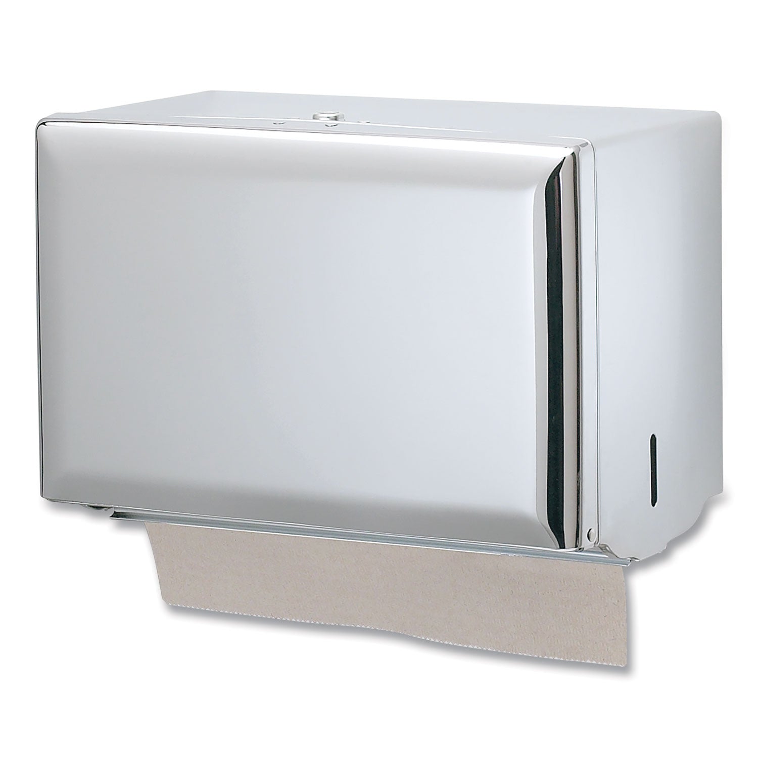 Singlefold Paper Towel Dispenser, 10.75 x 6 x 7.5, Chrome