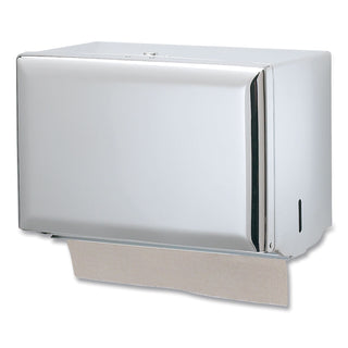 Singlefold Paper Towel Dispenser, 10.75 x 6 x 7.5, Chrome