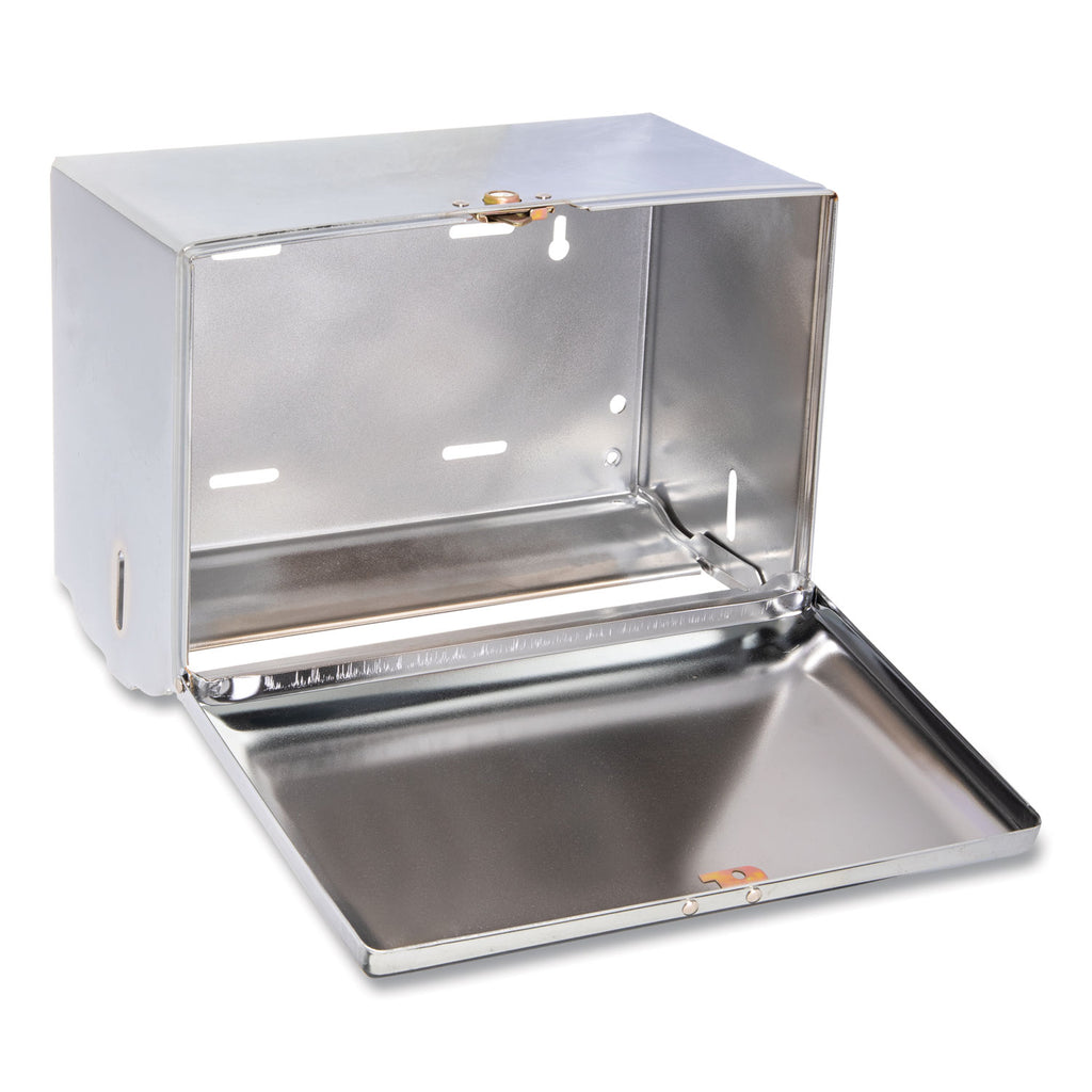 Singlefold Paper Towel Dispenser, 10.75 x 6 x 7.5, Chrome
