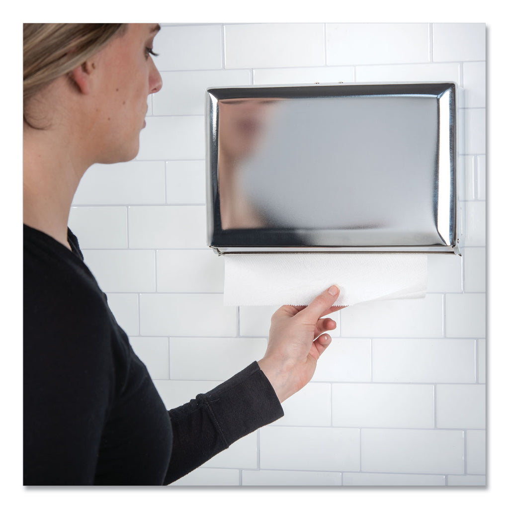 Singlefold Paper Towel Dispenser, 10.75 x 6 x 7.5, Chrome